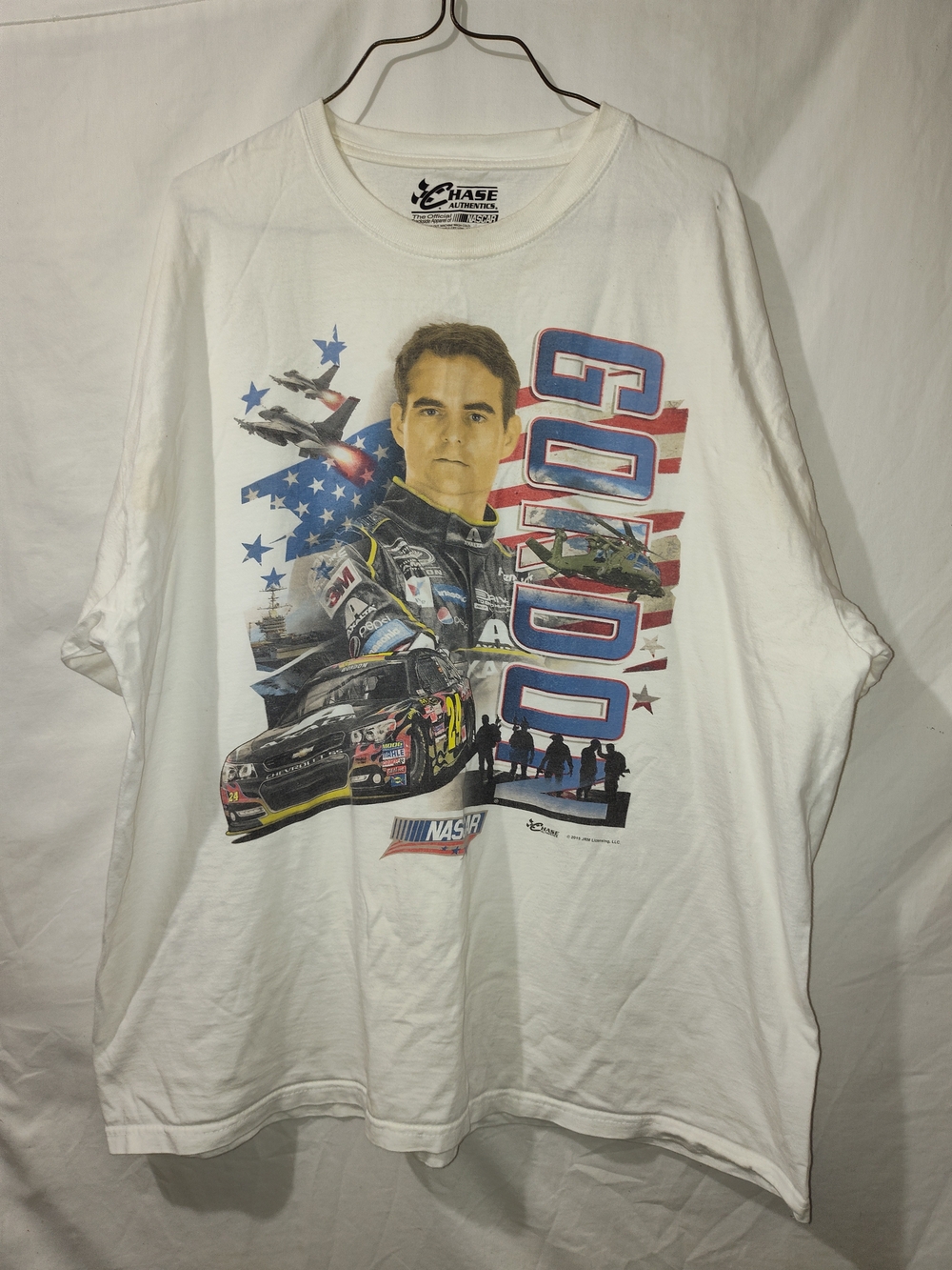 Chase Authentics White "Gordon" NASCAR Graphic Tee